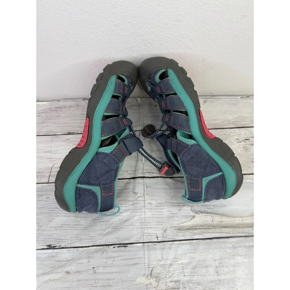 Keen Newport H2 Waterproof Sandals Blue Teal Pink Kids Size 4 Big Kid 1018315
